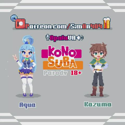 Kazuma and Aqua going wild (sim0n404) [Konosuba] : video clip