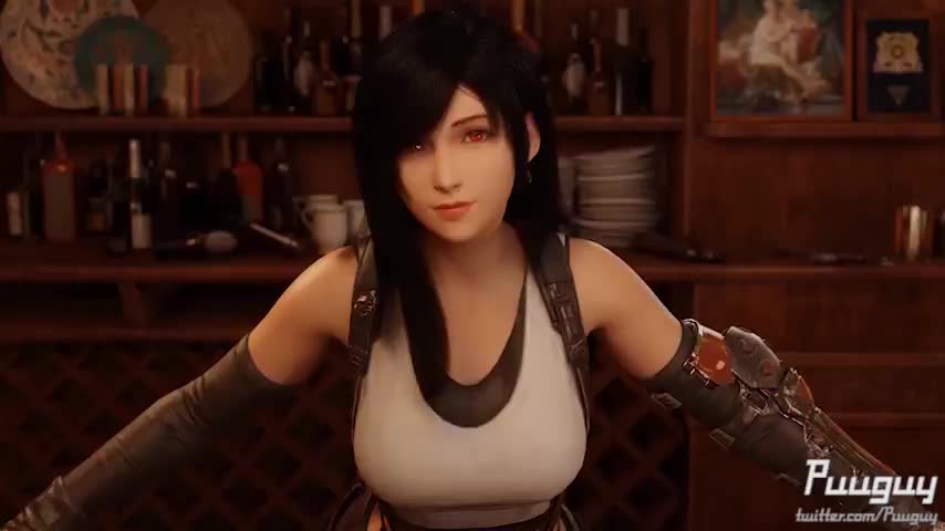 A typical evening with Tifa (Puuguy) [Final Fantasy 7] : video clip