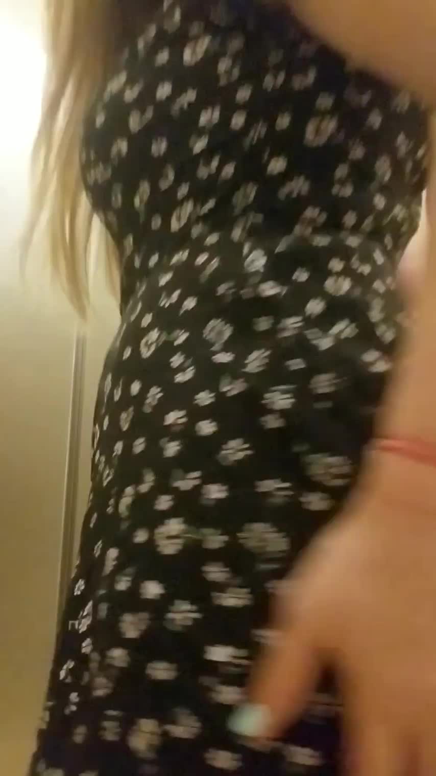 I wish my coworkers could see my panties but I'm glad I can show you : video clip