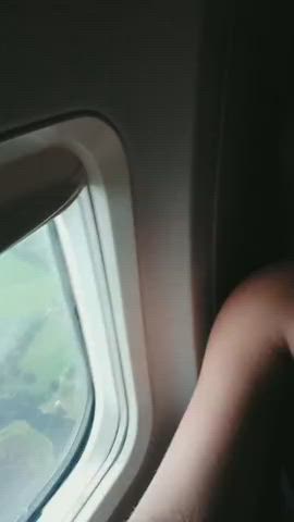 Busty Latina Gets Way Too Horny on a Plane : video clip