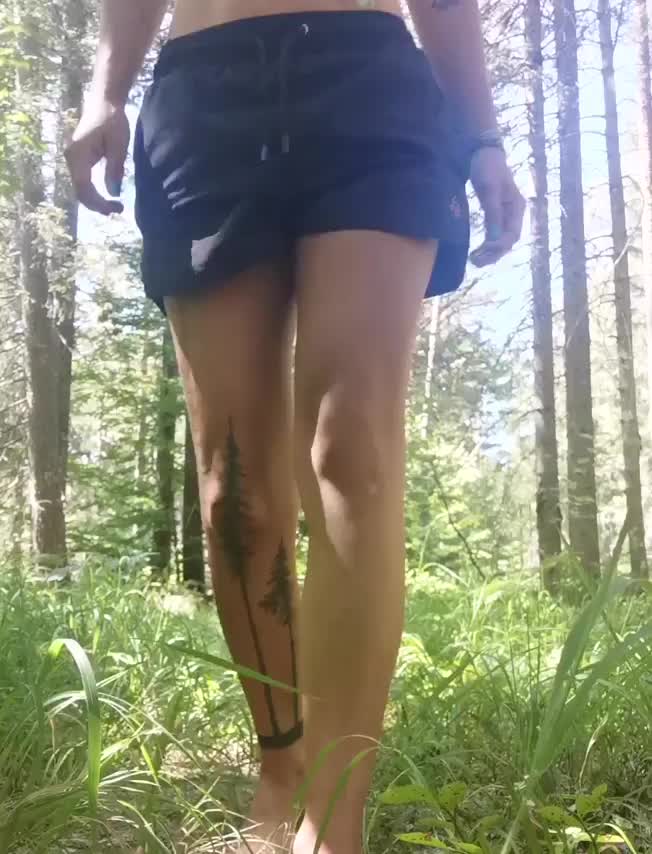 Having so much fun on my walks in the forest 😊 : video clip