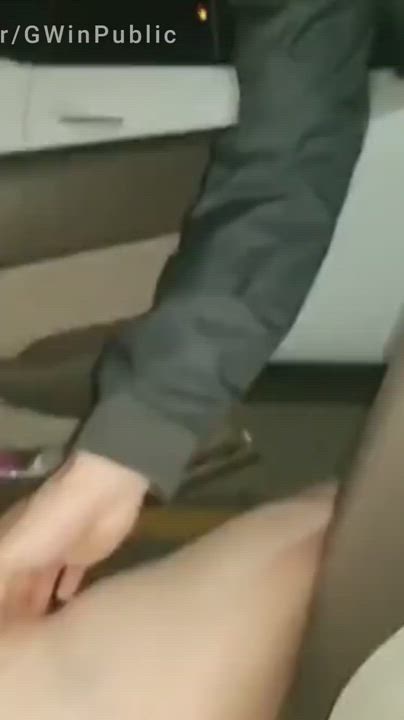 Fingered by a Stranger in the Parking : video clip