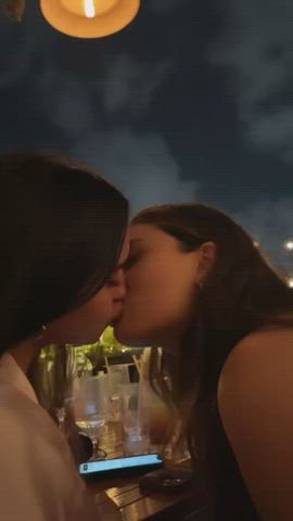 Seriously, it's like their first romantic kiss, so sweet! : video clip