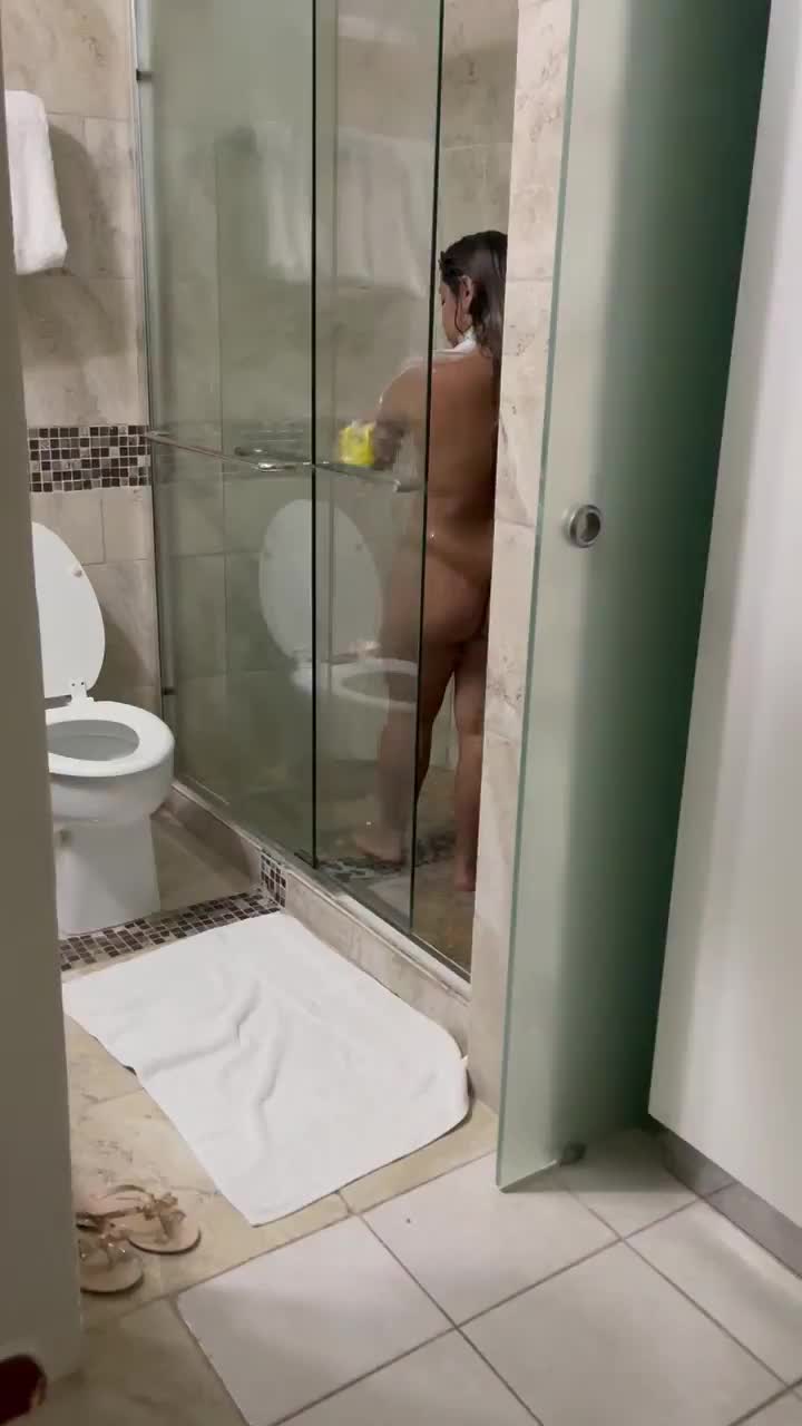 I was just trying to enjoy my shower !! Ugh : video clip