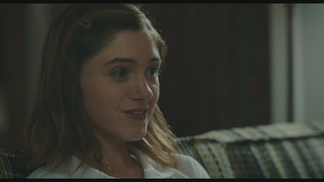 Natalia Dyer when she sees all the posts and comments about her on this subreddit : video clip