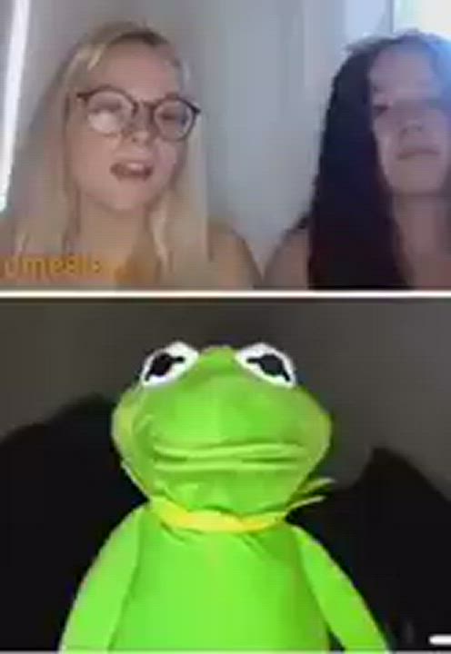 Cursed cam-guy Kermit : video clip