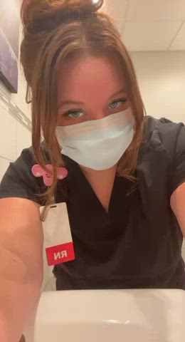 Nurse Boob Bounce @ Work 🫣 : video clip