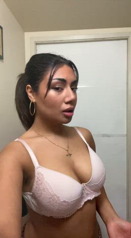 any ideas what to do if you're locked up in a bathroom with a horny busty 19 yo arab chick : video clip