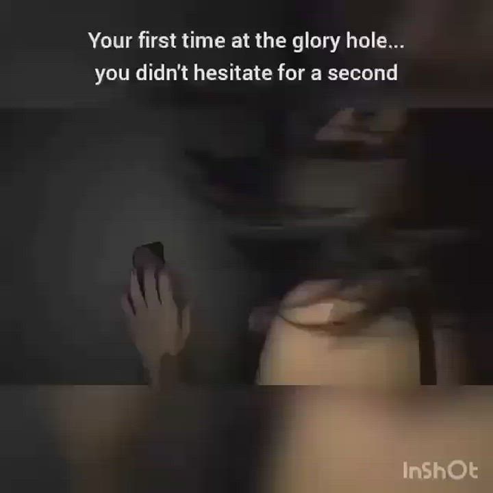 First time in the glory hole : video clip