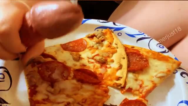 The bestie wanted some extra topping on her pizza :) : video clip