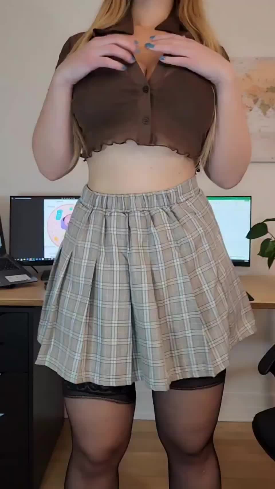 breed a busty teacher : video clip