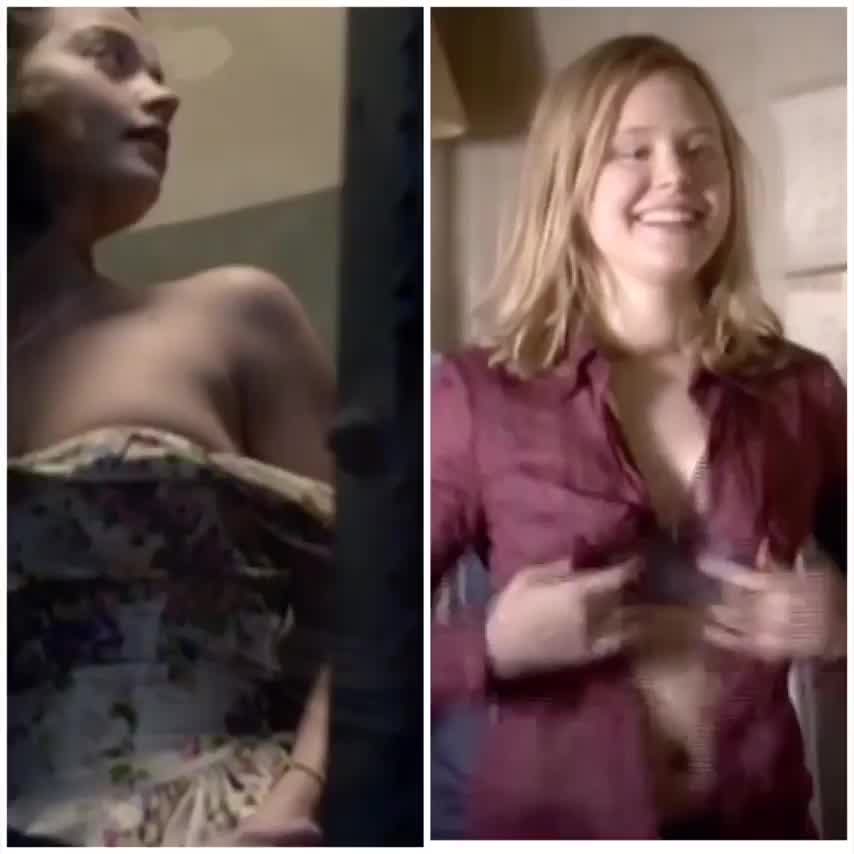 Better boob reveal - Jenna Coleman or Alison pill : video clip