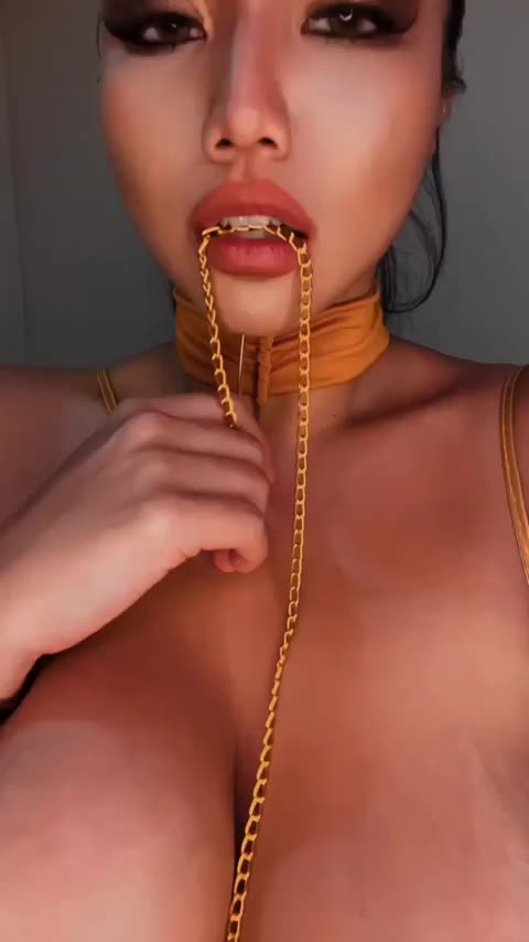 will you suck on my huge asian tits? : video clip