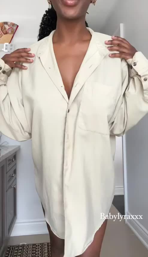 Heard the phase once you go black, you never go black.. want to see if it’s true ;) : video clip