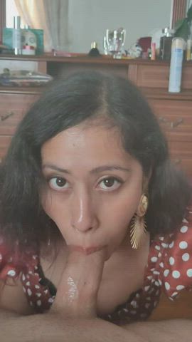 Blowjob Cum Cum In Mouth Indian Wife : video clip