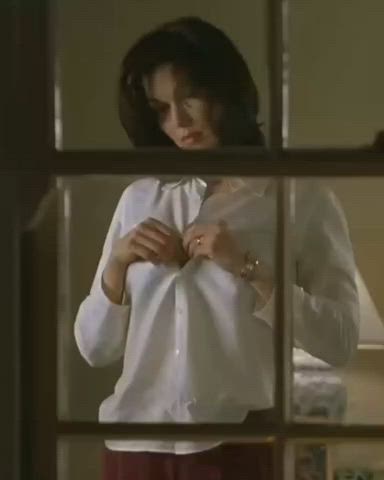 Hot girl next door Laura Harring loves you watching her strip every night. : video clip