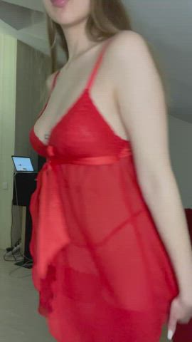 in red lingerie : video clip