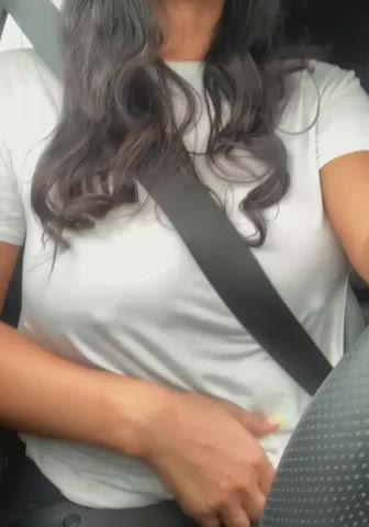 Mommy milkers on the school run : video clip