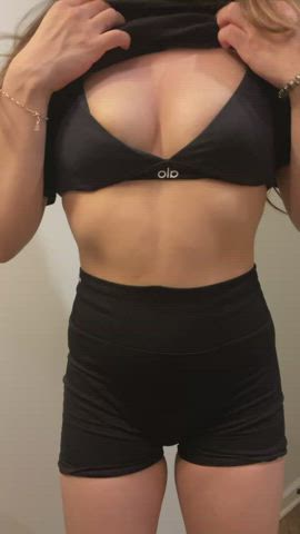 post workout titty drop : video clip