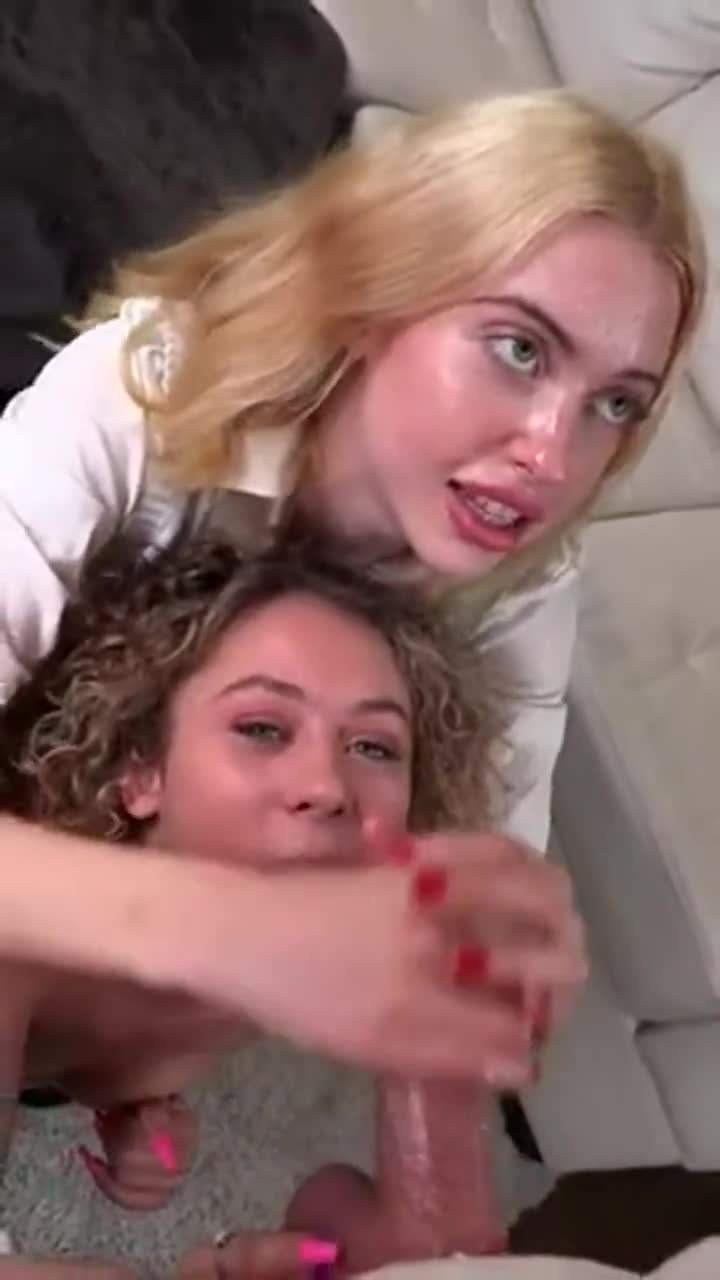 Helping him give her friend a facial : video clip