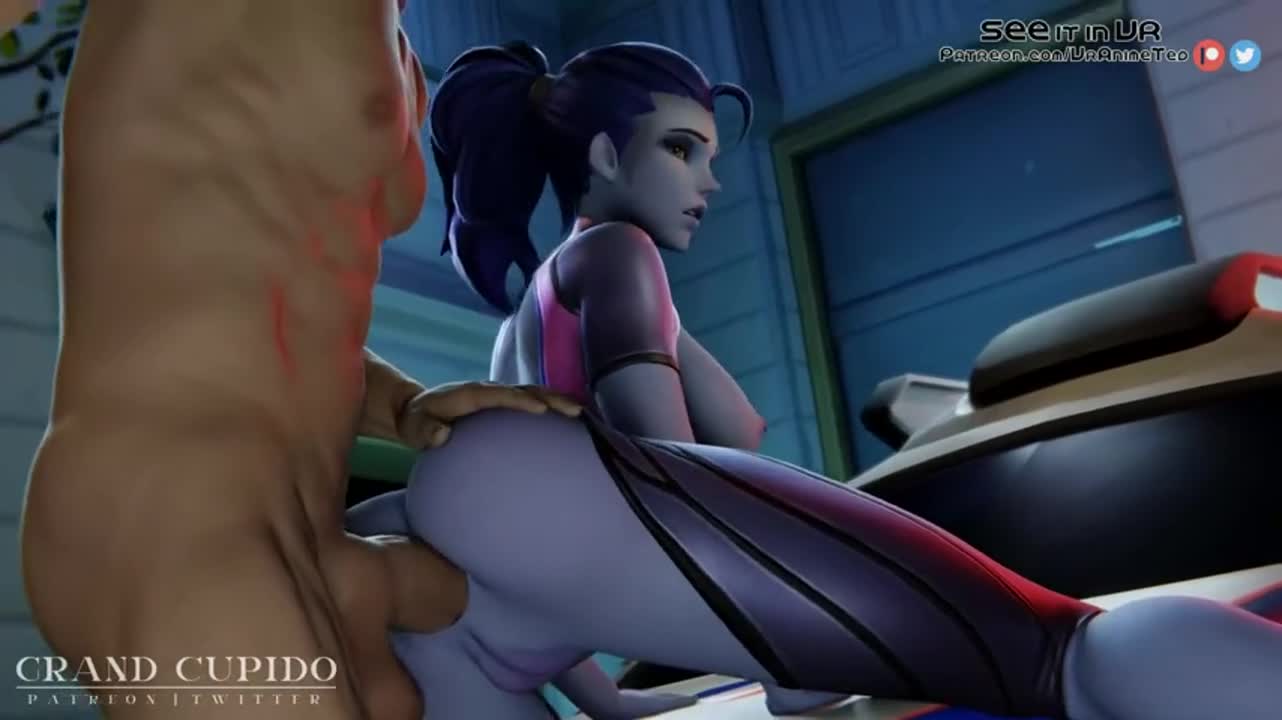 Arrested Widowmaker fucked in the ass on police car (Grand Cupido) [Overwatch] : video clip