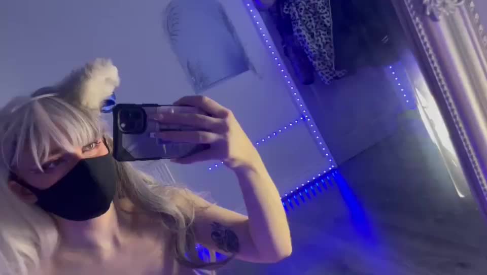 My perky pale boobs need some strong hands <3 : video clip