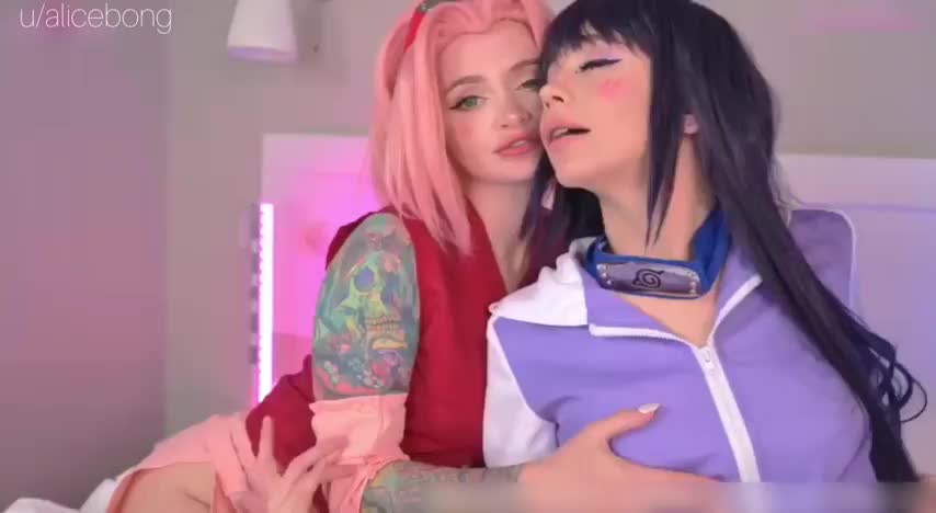 Hinata and Sakura (Alice Bong and Leah Meow) [Naruto] : video clip