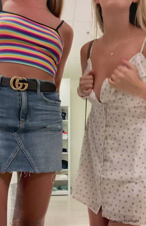 What girls really do when they go to the mall together 💕🛍 [GIF] : video clip