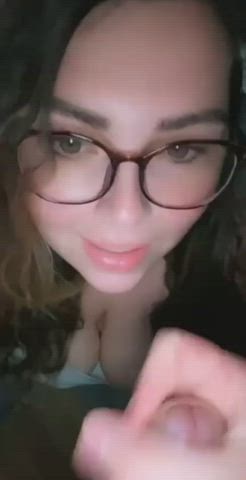 I guess he loves my new glasses 💦 : video clip