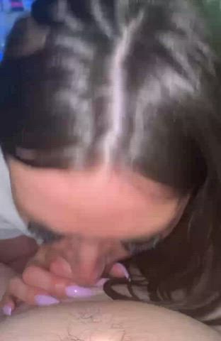 Sucking cock and getting facials are my favourite 💦🤤👅 : video clip