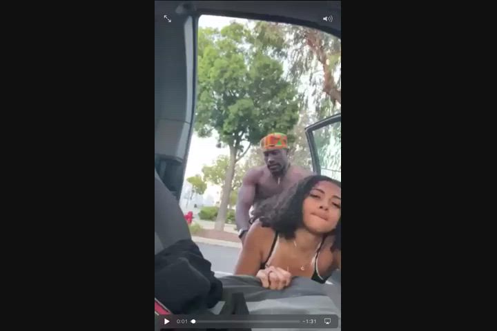 Lightskin babe getting fucked in public : video clip