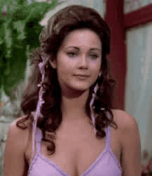Lynda Carter when she comes across another erection that needs relief… : video clip