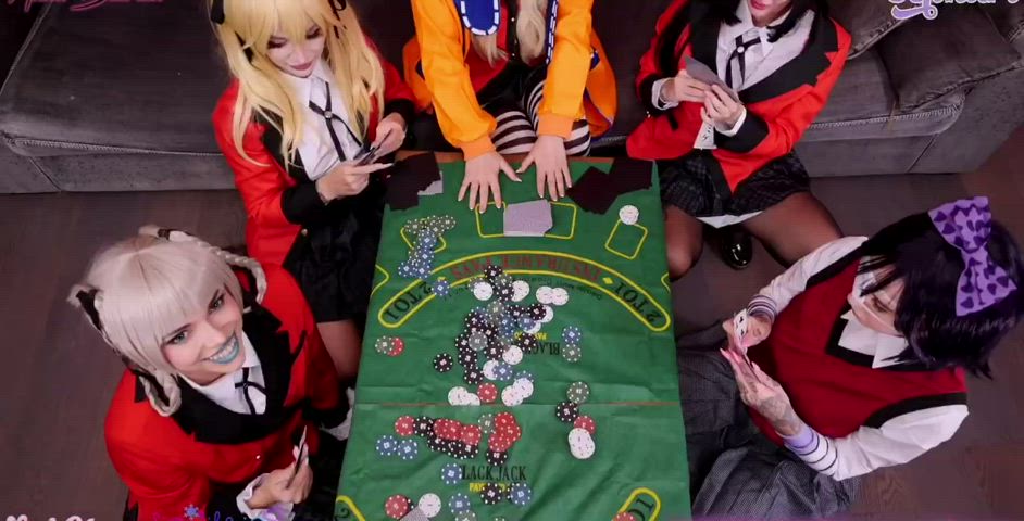 Yumeko, Runa, Mary, Kirari and Midari[Kakegurui](Purple Bitch , Sia Siberia, Leah Meow, Octokuro and Anna Batman) : video clip