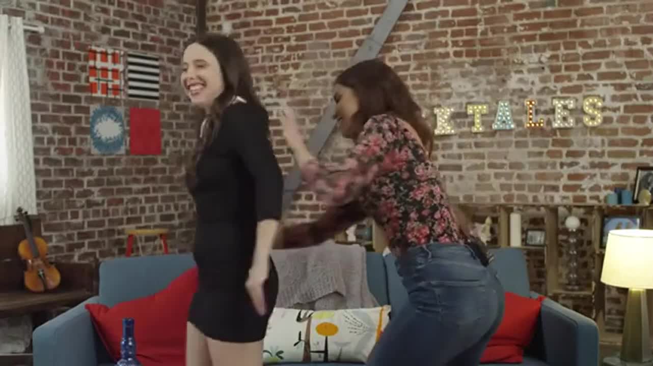 Esther Povitsky getting spanked : video clip