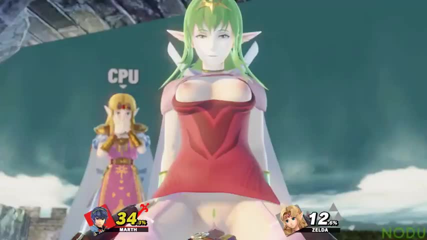 tiki zelda and marth (nodu) [super smash bros] : video clip