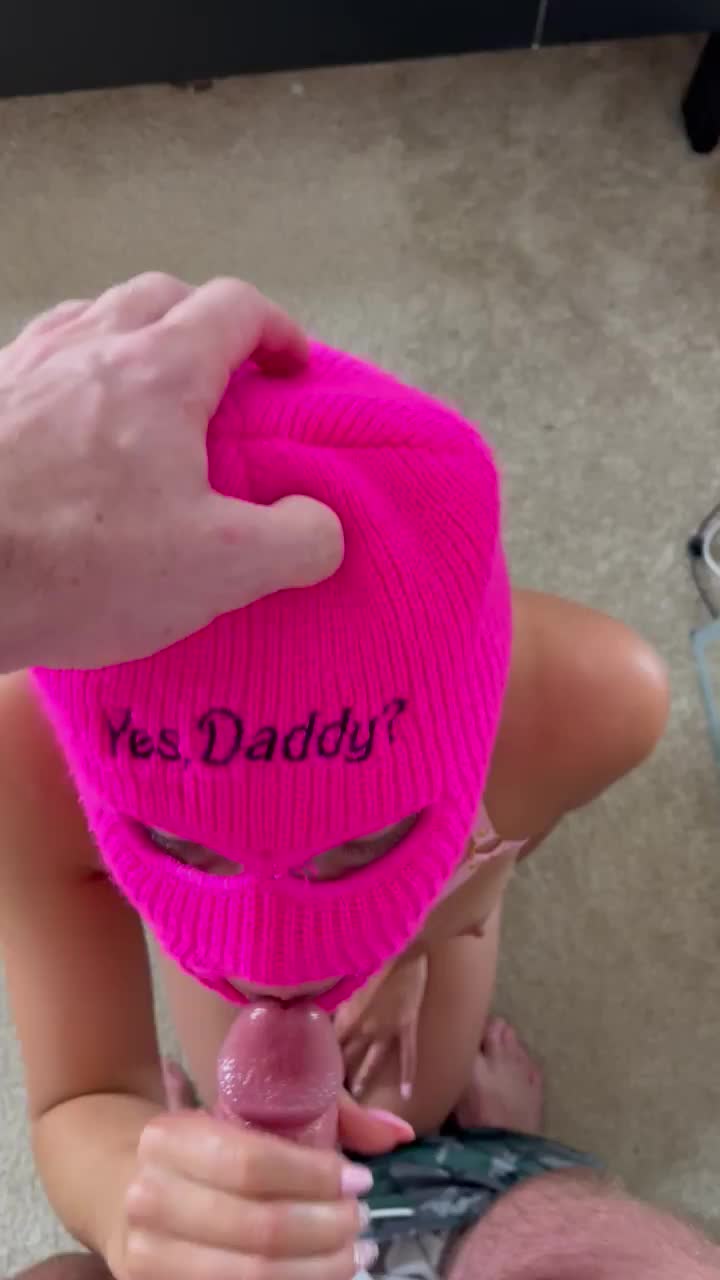 Is this sloppy enough for you daddy?🫢 : video clip