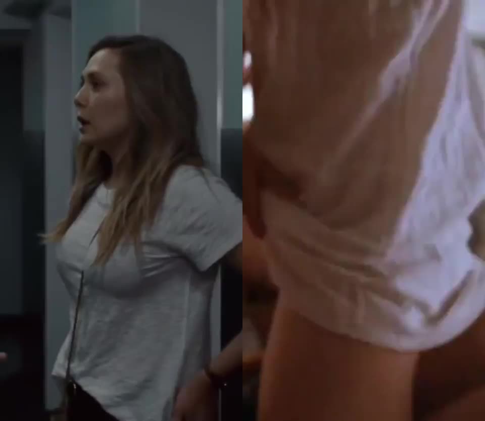 You couldn't ask for a better pair of jugs than Elizabeth Olsen's : video clip