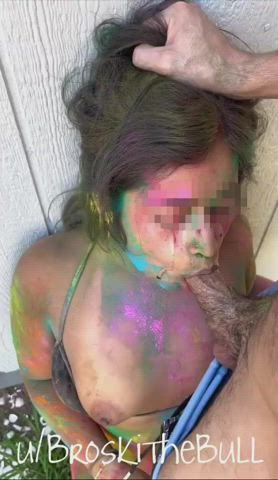 Things got pretty eventful after our Holi celebration : video clip
