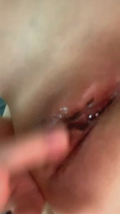 [18f] My virgin Japanese pussy is so small it blows bubbles when I'm being a dirty little slut... : video clip