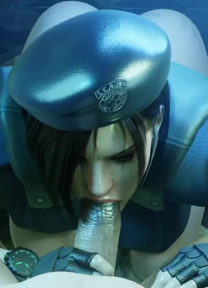 Jill Valentine - intense look blowjob pov (SFMnewbie) [Resident Evil] : video clip