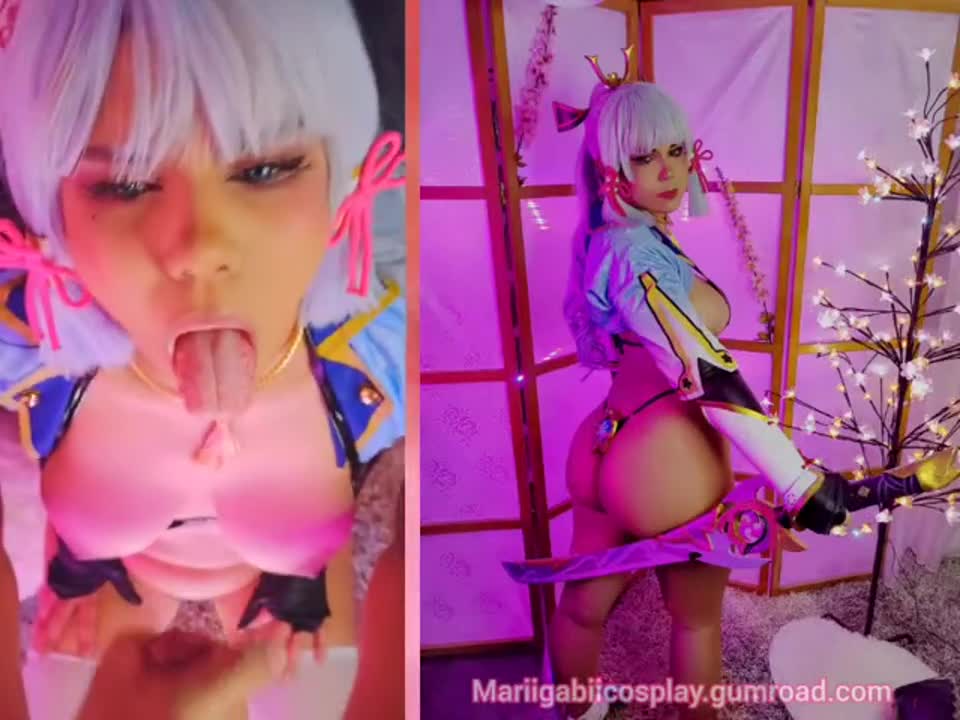 kamisato Ayaka (mariigabiicosplay) [genshin impact] : video clip