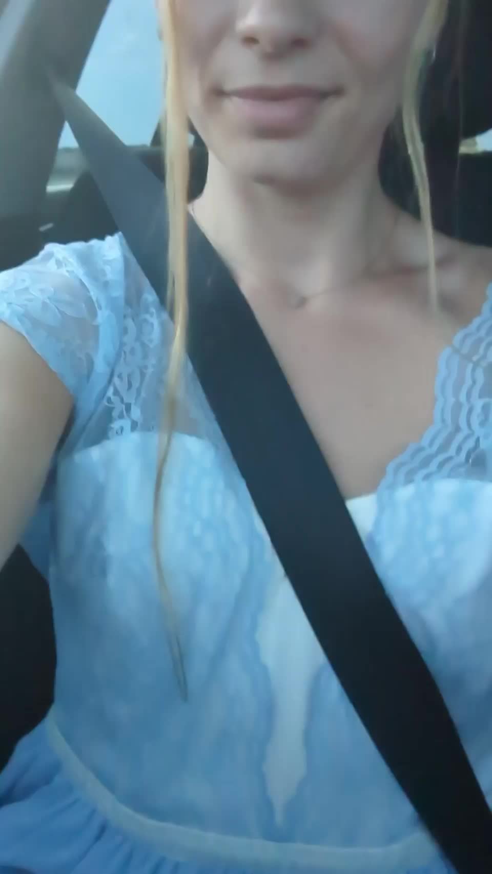 It's hard to say focused on the road with me in the passenger seat [GIF] : video clip