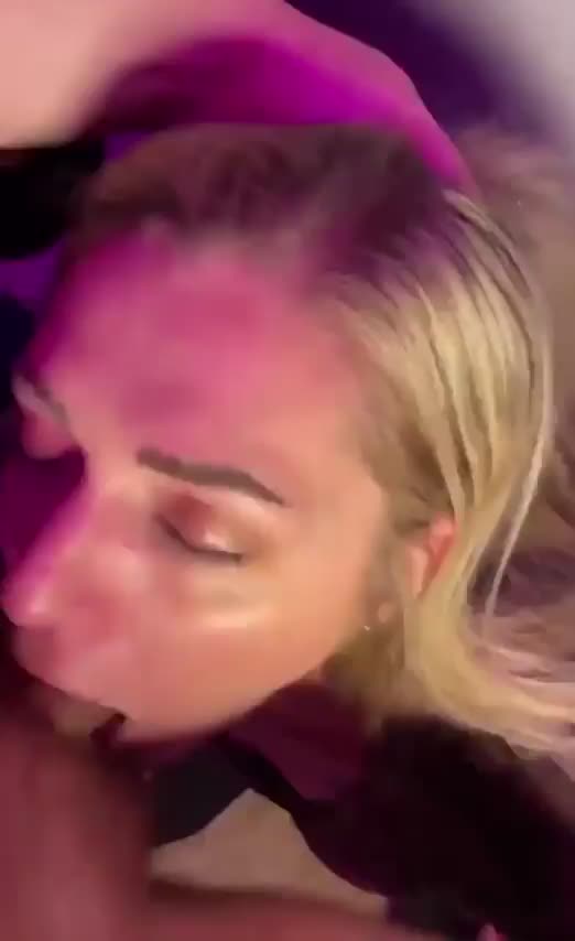 Cum slut gets a well deserved facial : video clip
