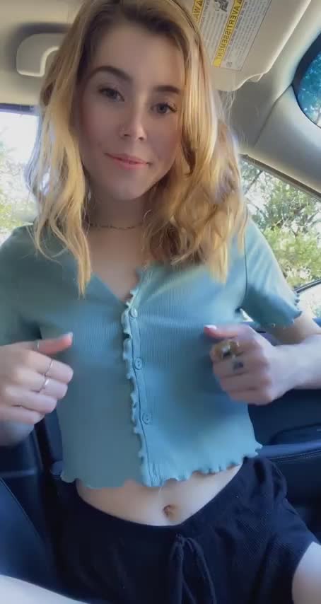 flashing @ the park in the car is so naughty to me 😈 : video clip