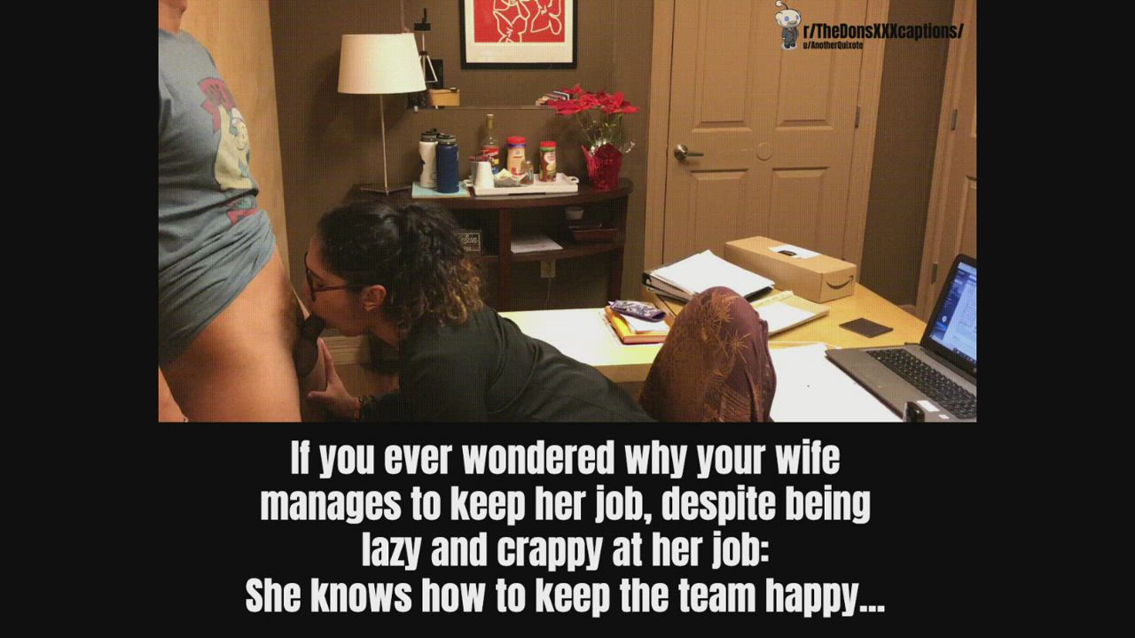 When your wife is a true team-player