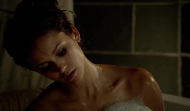 Would you join Nina Dobrev in the bath? : video clip