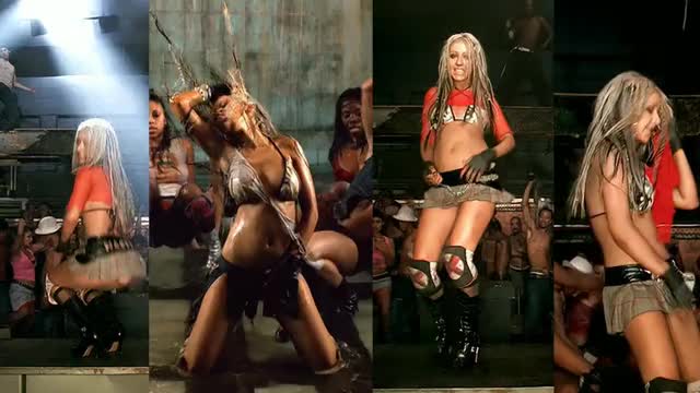 Christina Aguilera. Dirrty. 2002 : video clip