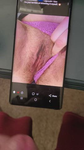 (m39) wife wanted to see me Cumming on her friends pussy. posted with permission : video clip