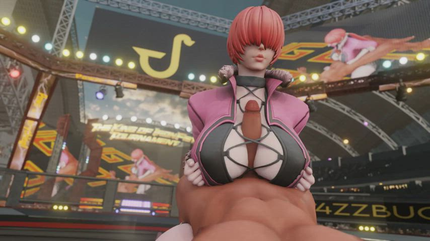 Shermie - tit fuck grab technique for a guaranteed win (J4zzBug) [The King of Fighters] : video clip