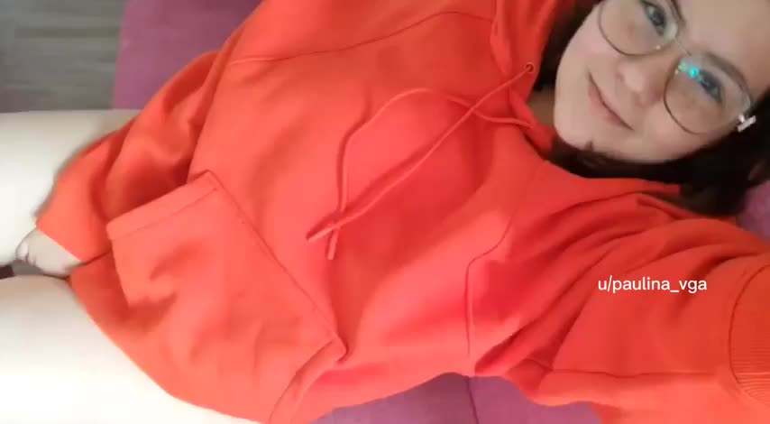 Perfect position for you to touch my boobs while u fill me up : video clip